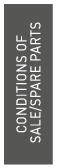 CONDITIONS OF SALE SPARE PARTS