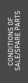 CONDITIONS OF SALE SPARE PARTS